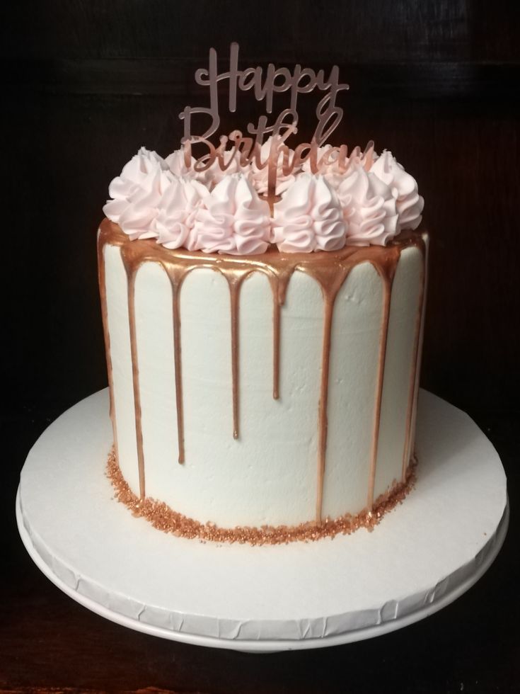 Birthday Drip Cake