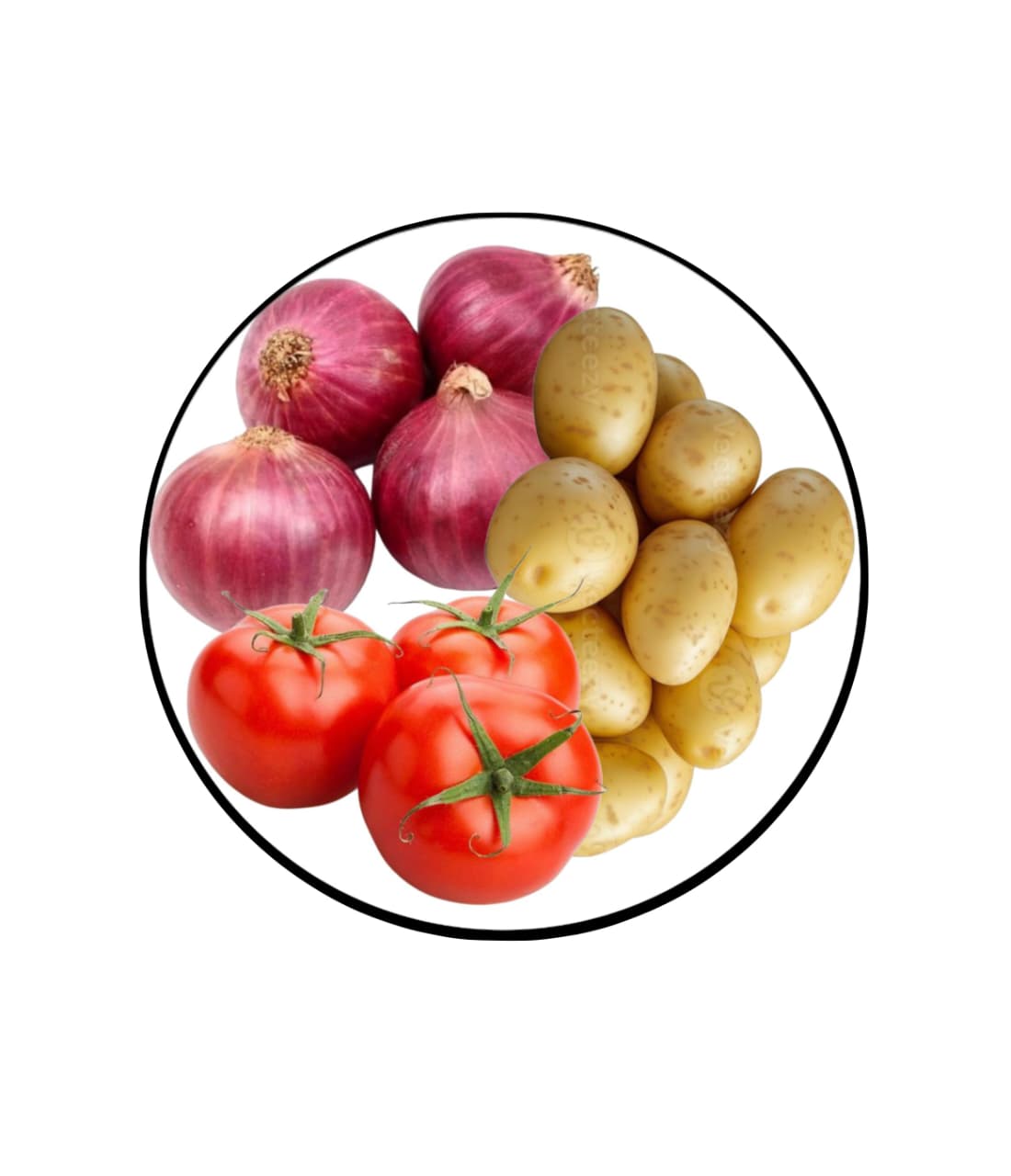 വലിയഉള്ളി 2 kg ,ഉരുളകിഴങ്ങ് 1 kg ,തക്കാളി 500gm 