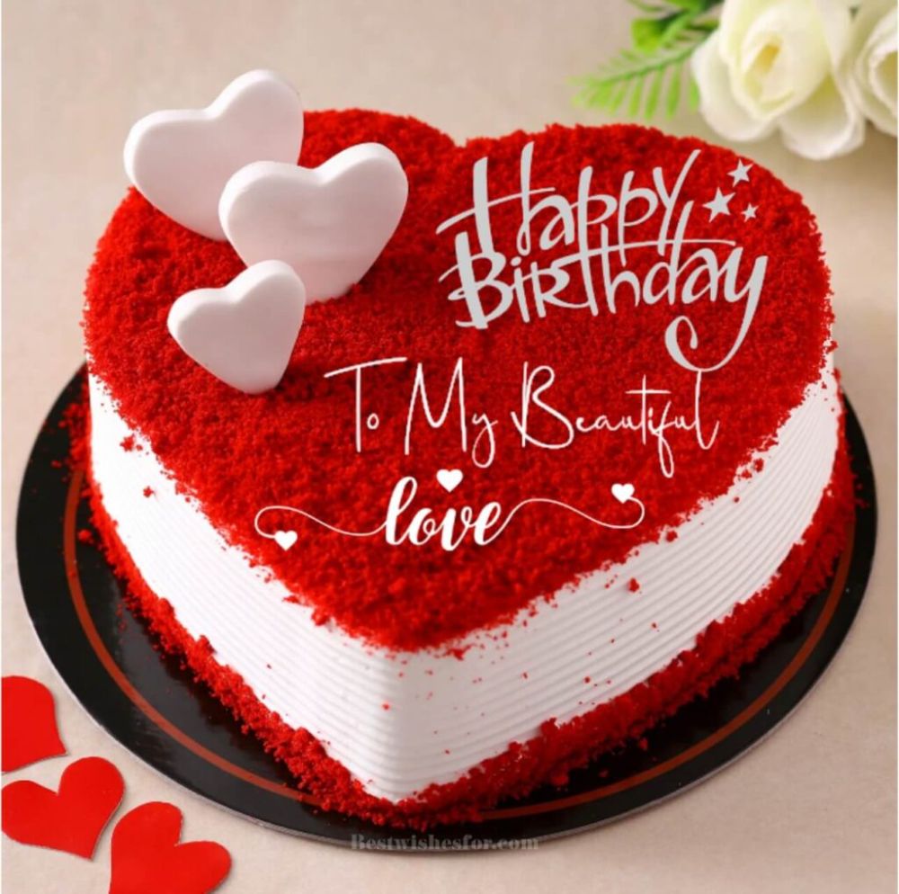 Heart-Shaped Red Velvet cake