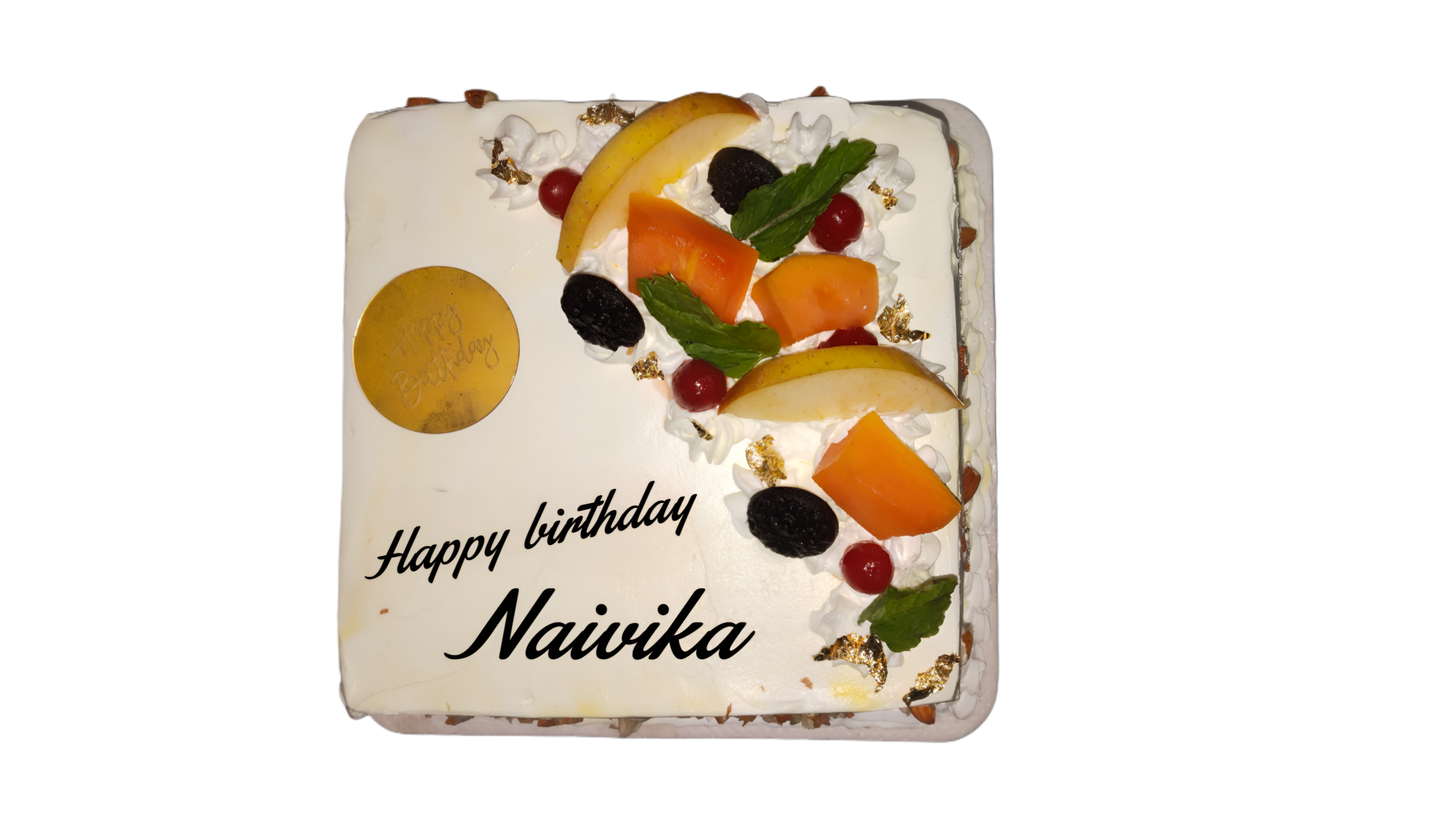 ( Customized) Birthday Fruit Cake