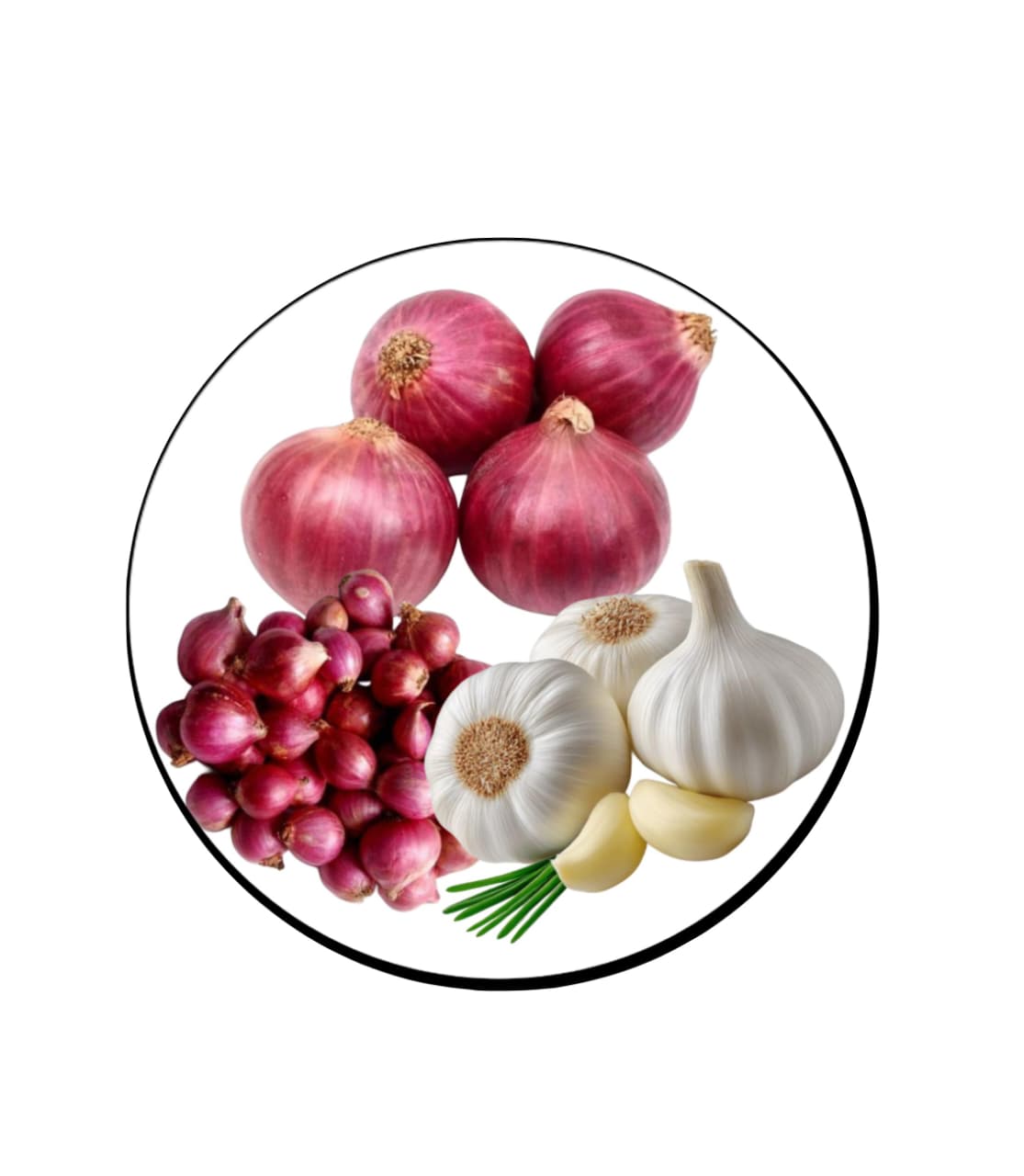  വലിയഉള്ളി 2 kg ,ചെറിയഉള്ളി 500 gm ,വെളുത്തുള്ളി 300gm 