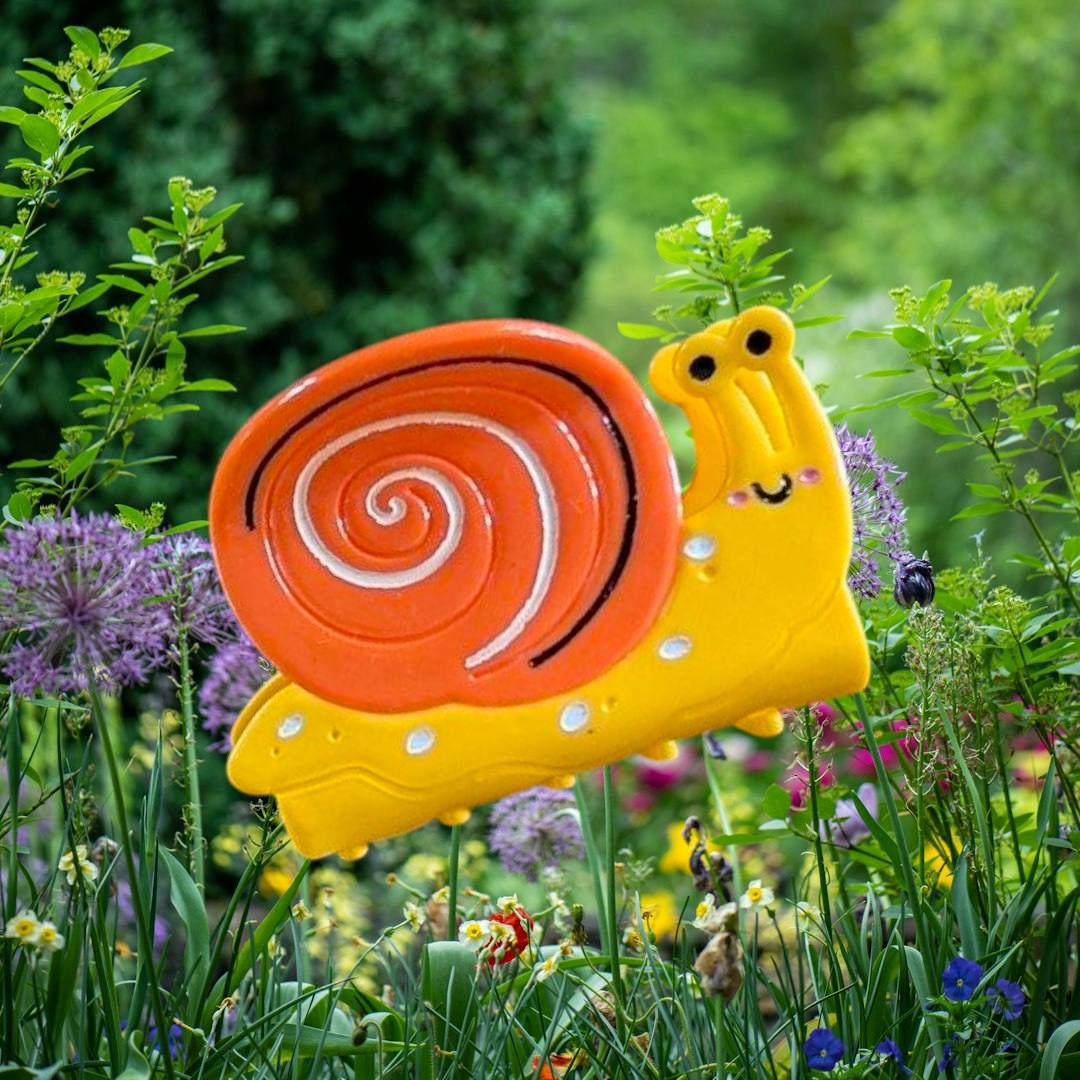 Yellow Medium Snail Hair Claw Clip