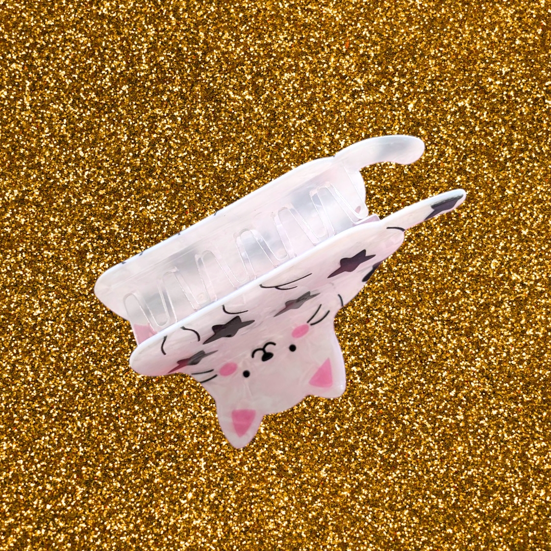 Sazzy Cat Medium Hair Claw Clip
