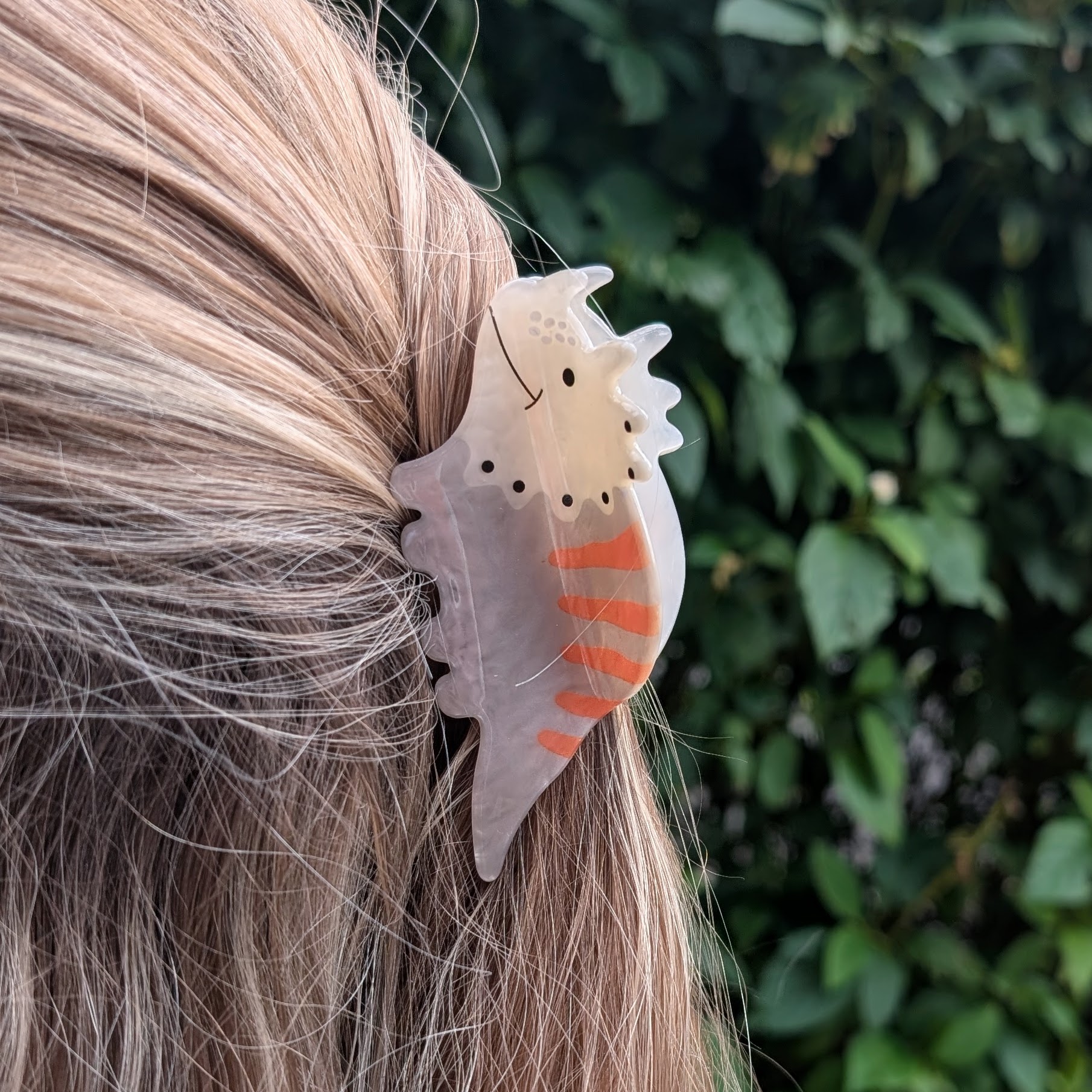 Triceratops Medium Hair Claw Clip