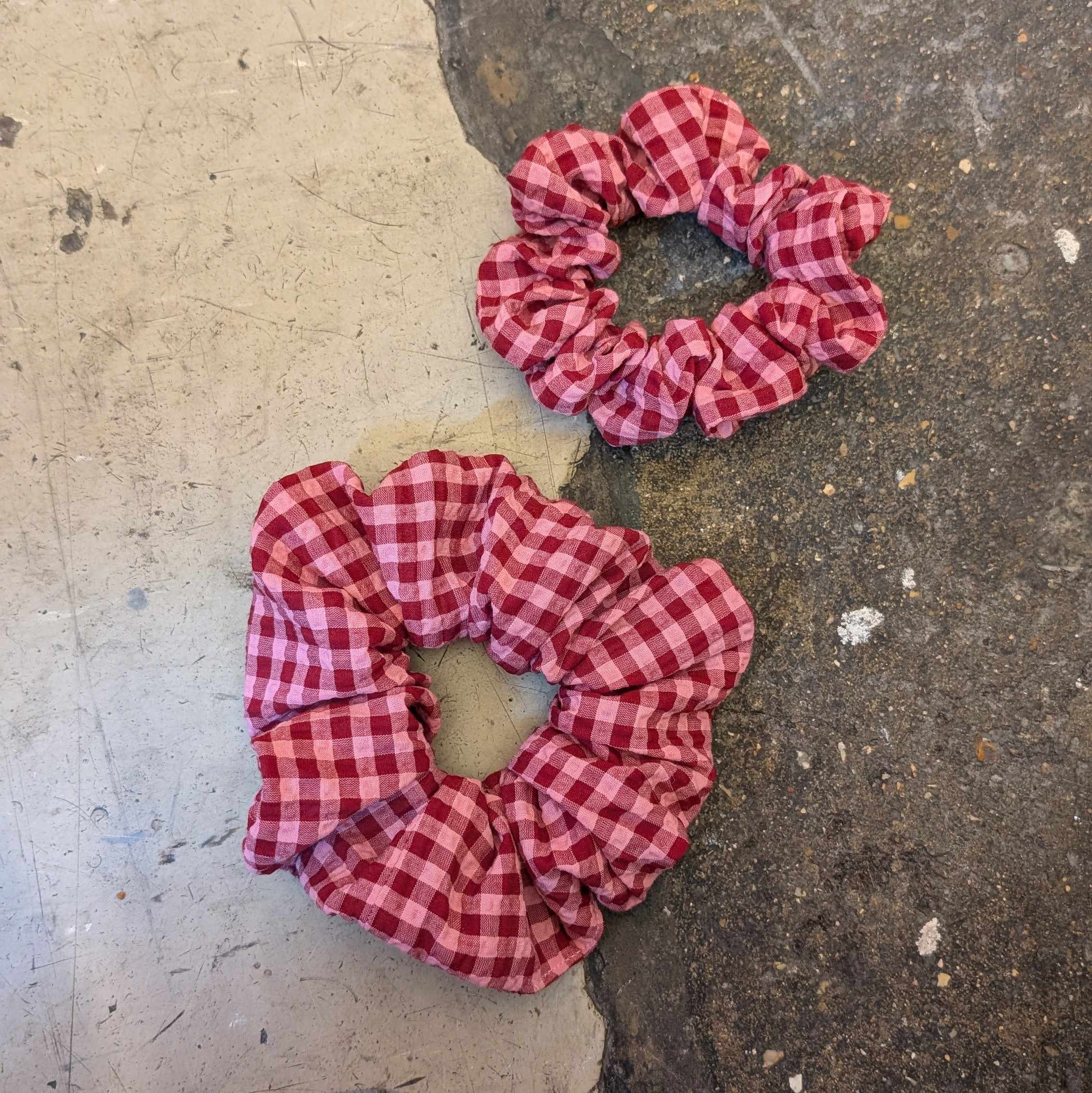 Raspberry Ripple - Large XL Stretch Scrunchie