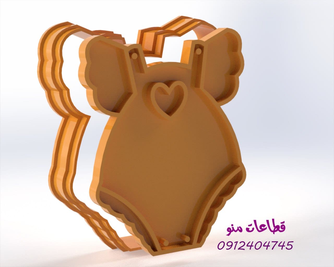 برش‌زن بیسکوییت لباس نوزاد