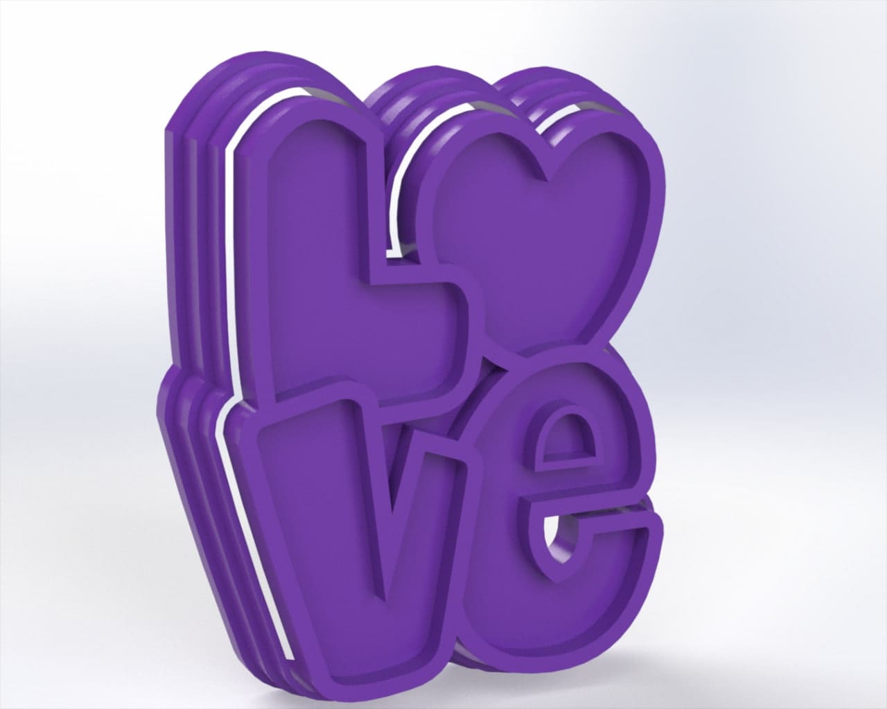 Love keychain