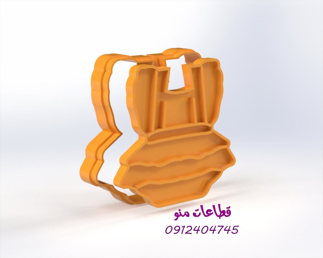 قالب بیسکویت جلیقه
