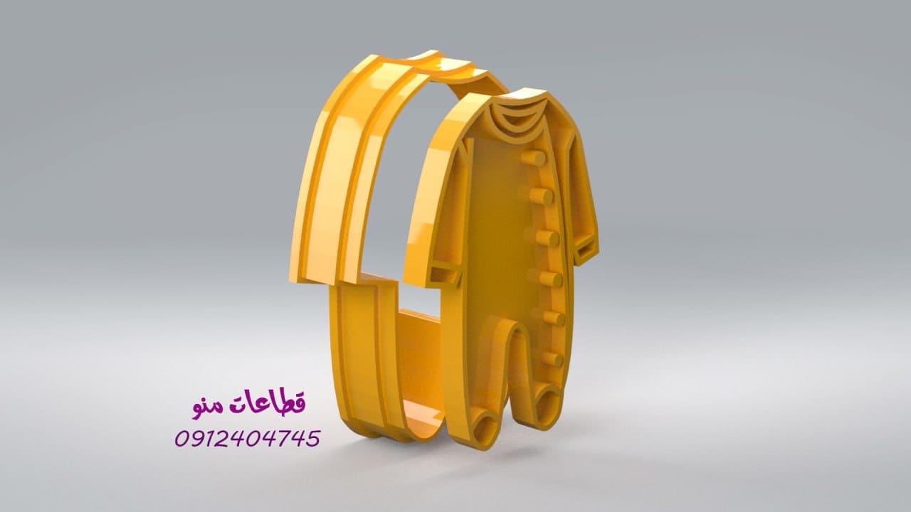 کاتر شیرینی لباس نوزاد