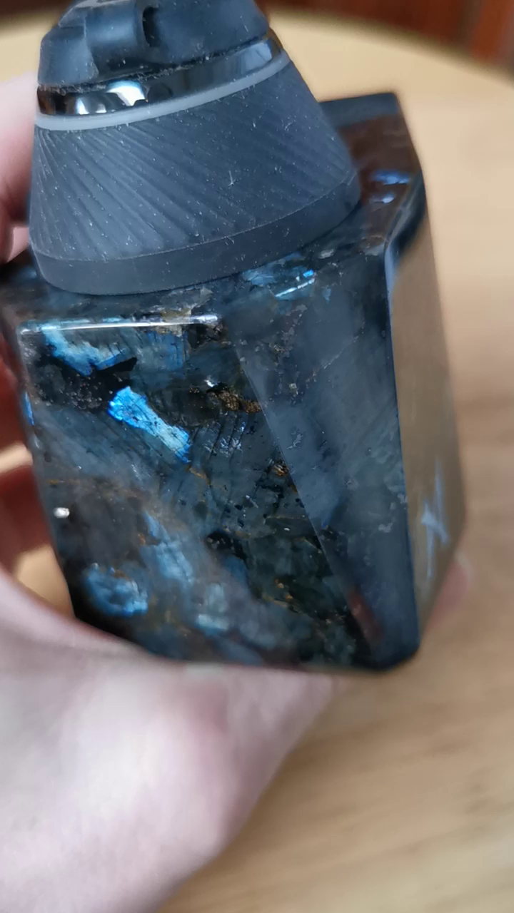 Original Dabrock Proxy Pfeife, Larvikit Blue Pearl, Attachment