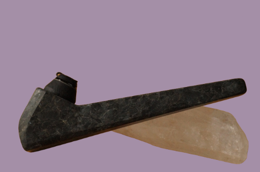 Original Dabrock "Wizzard" Proxy Pfeife, Larvikit Blue Pearl, Attachment