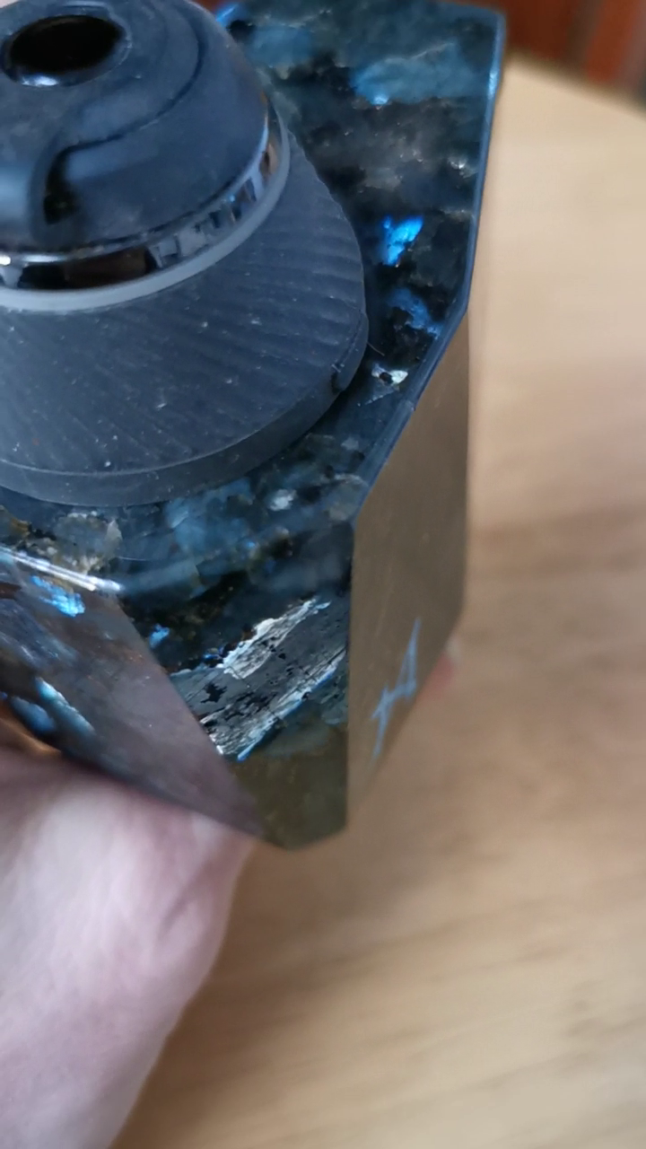 Original Dabrock Proxy Pfeife, Larvikit Blue Pearl, Attachment