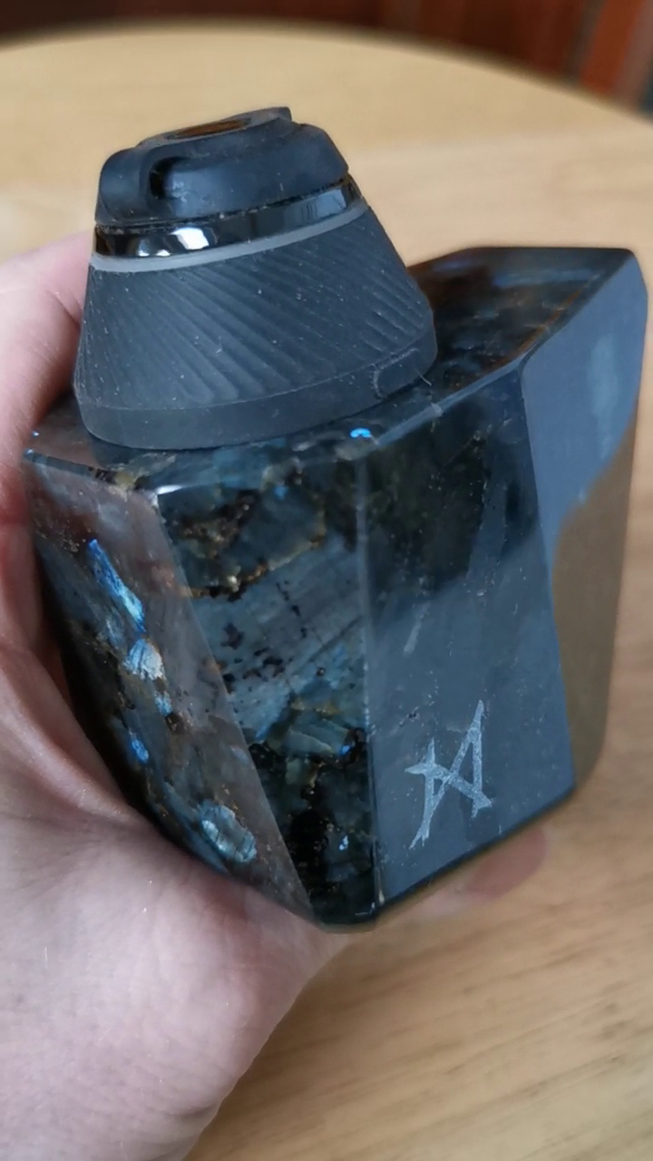 Original Dabrock Proxy Pfeife, Larvikit Blue Pearl, Attachment