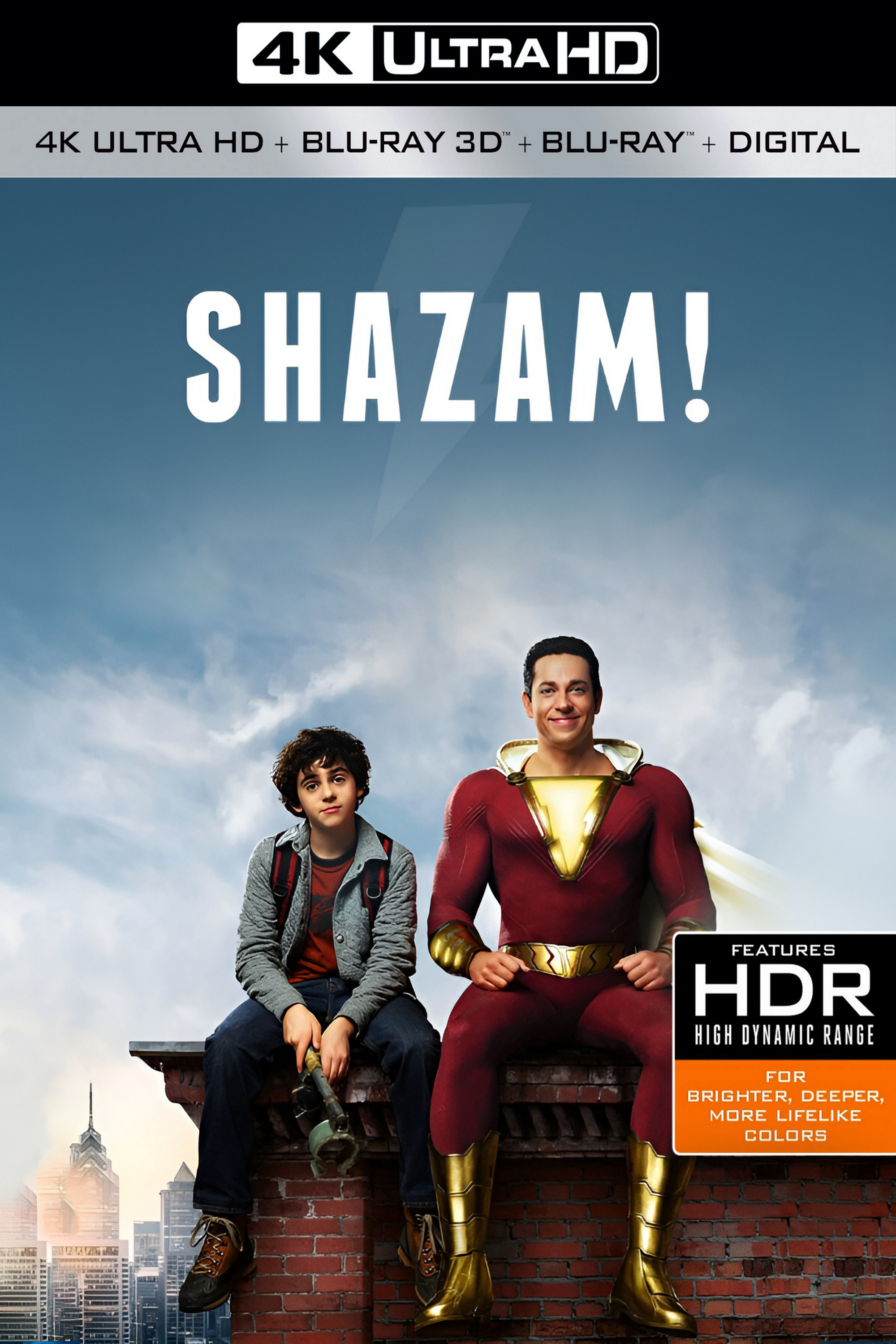 ¡Shazam! (2019) 4K HDR10 1600p Dual+Featurettes