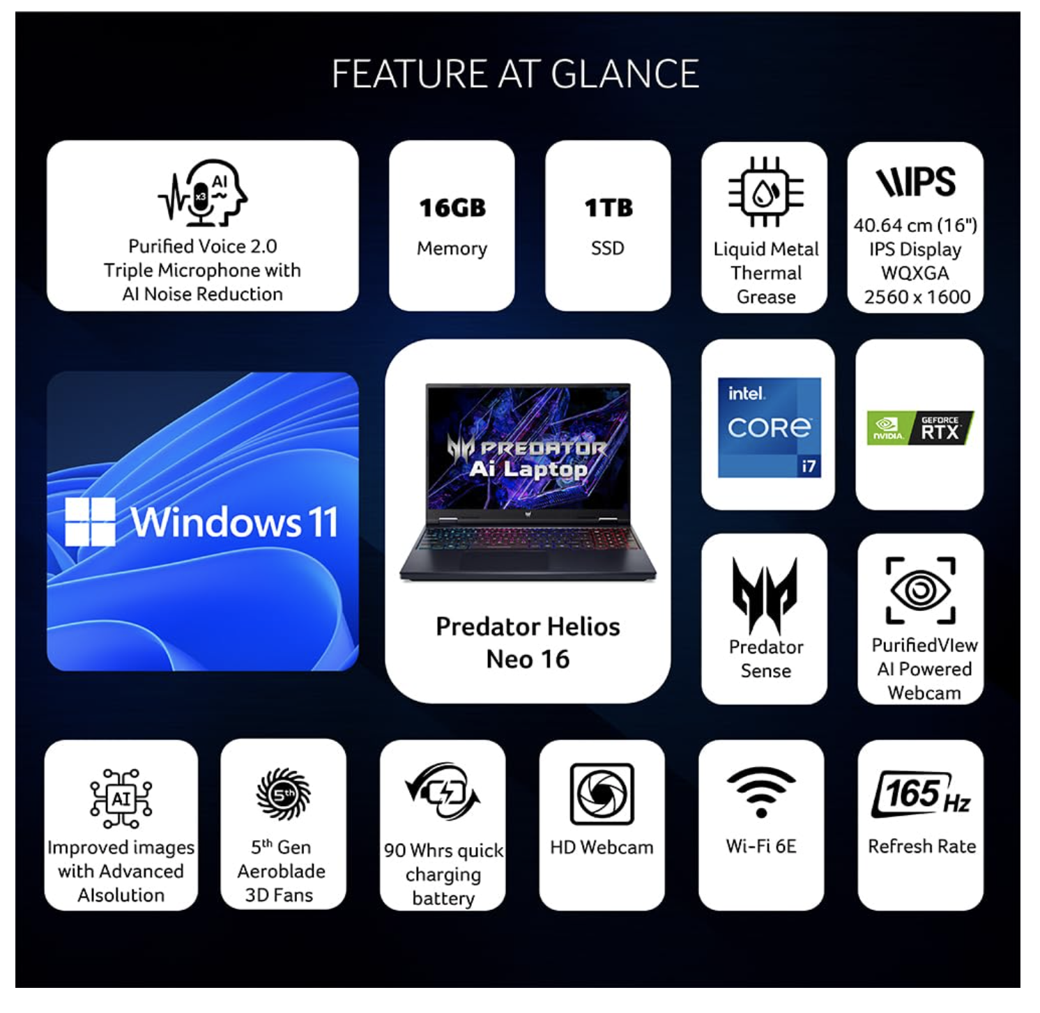 Acer Predator AI Gaming Laptop