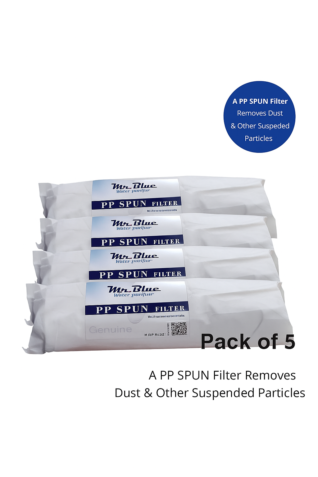 Mr. Blue PP SPUN Filter Pack of 5