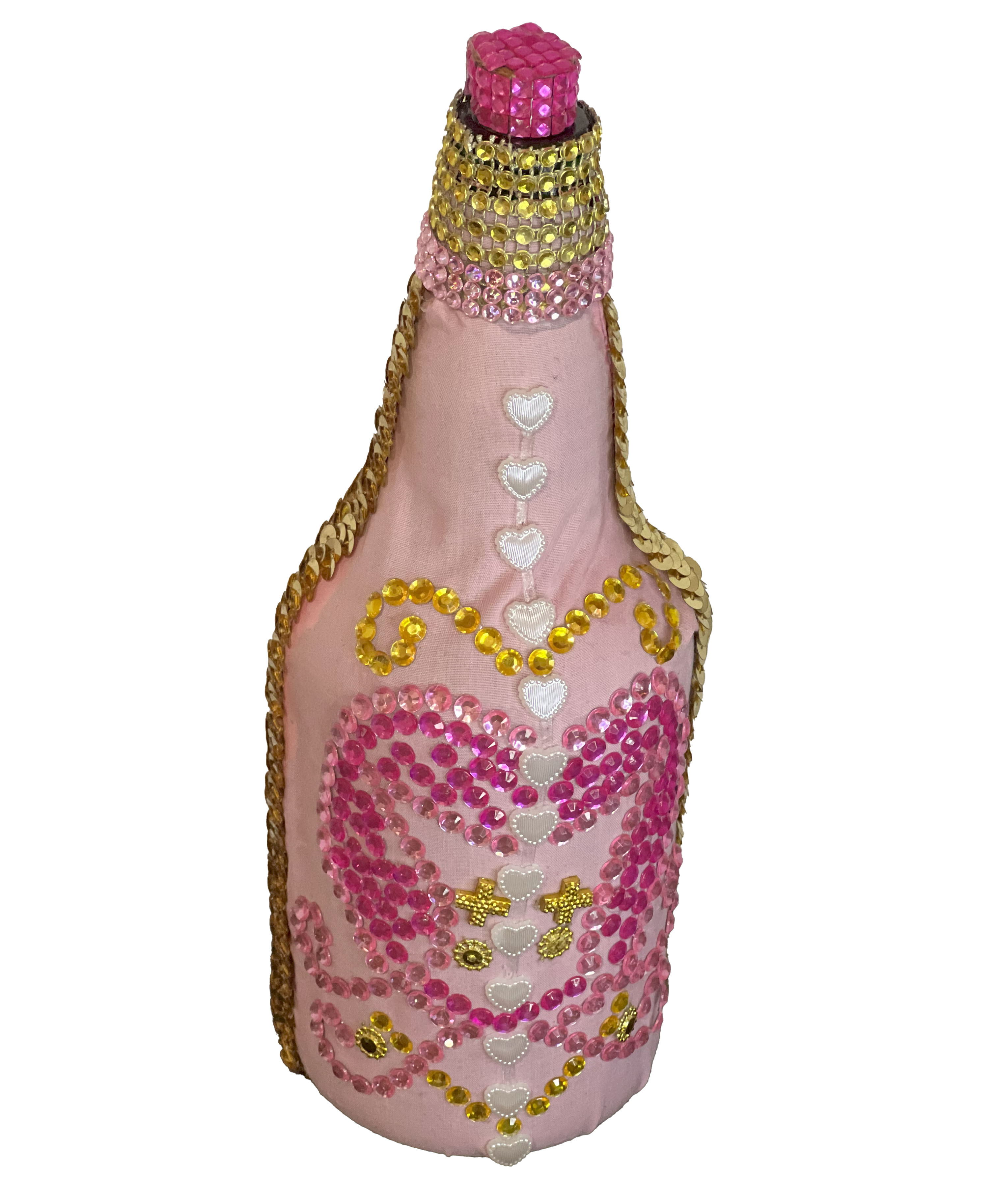 Decorative Beaded Bottle