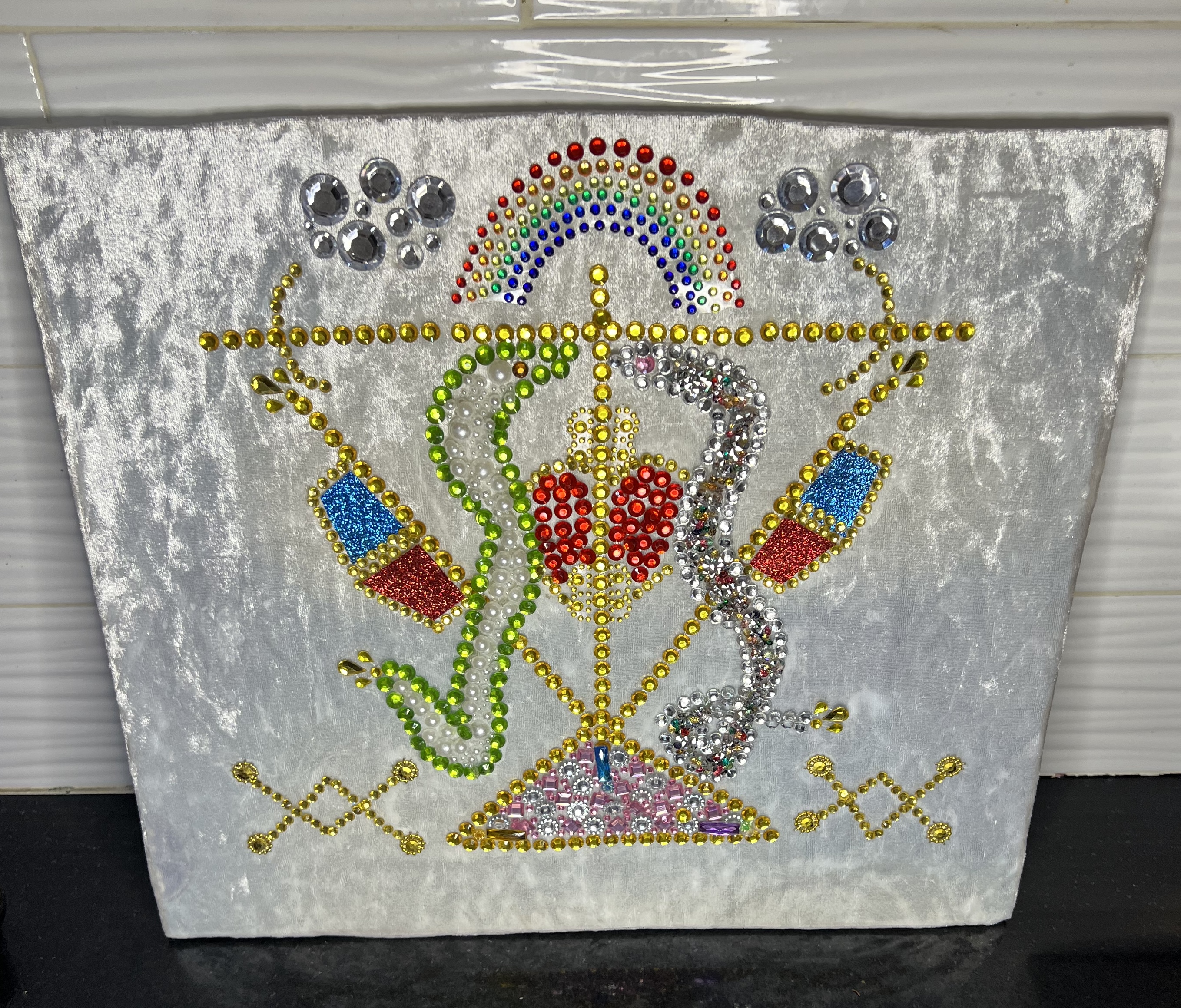 Decorative Sequin Art Piece