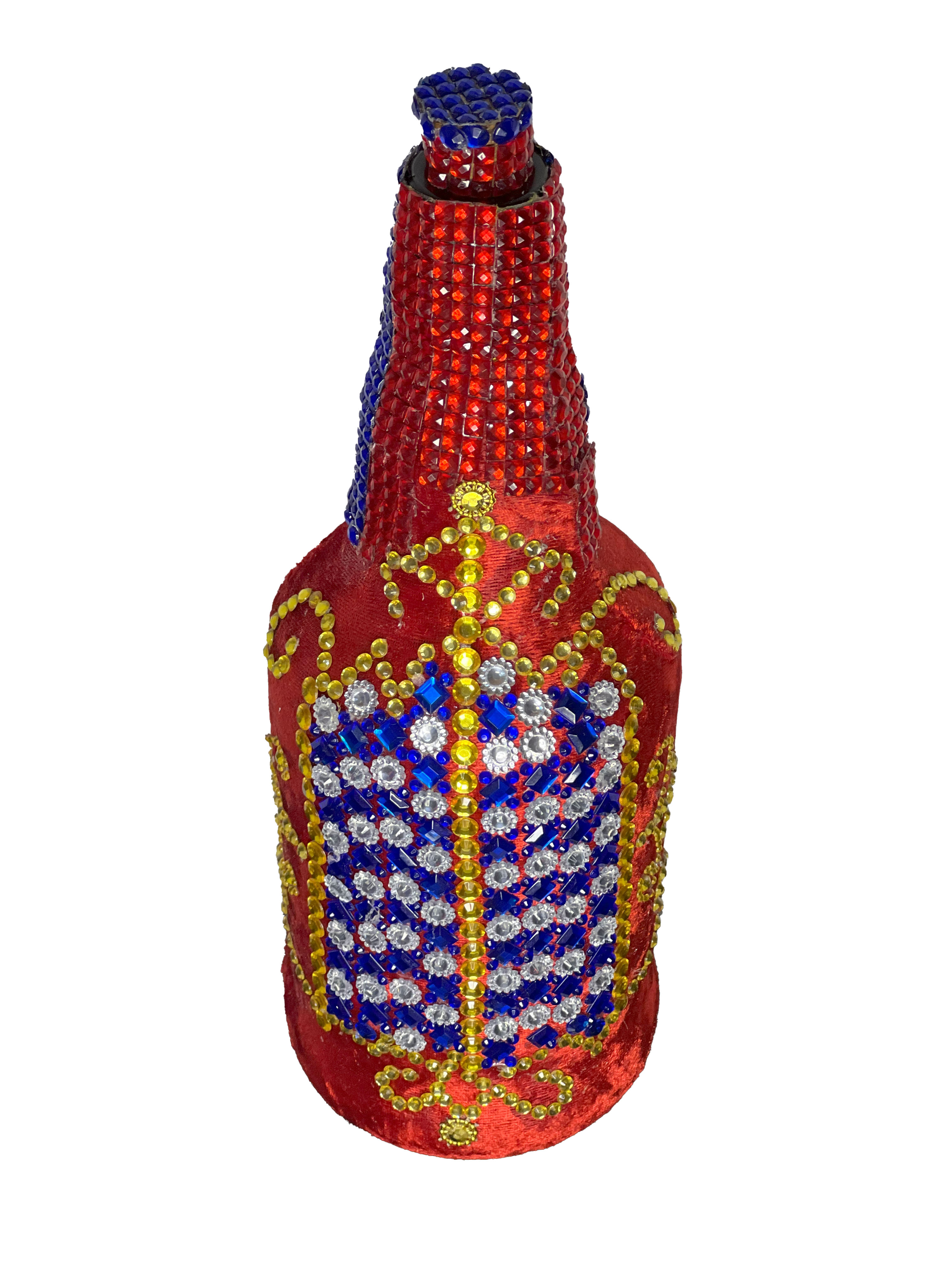 Decorative Beaded Bottle