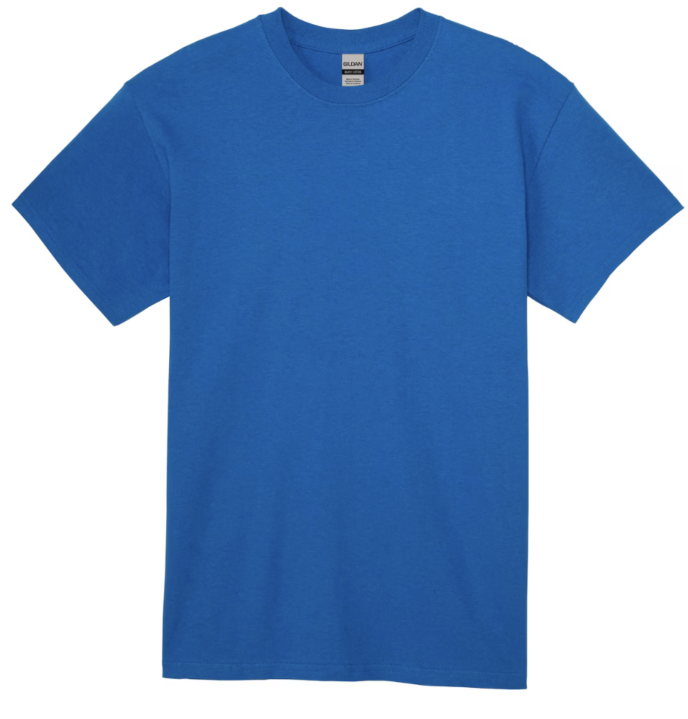 Gildan Blue Adult T-Shirt