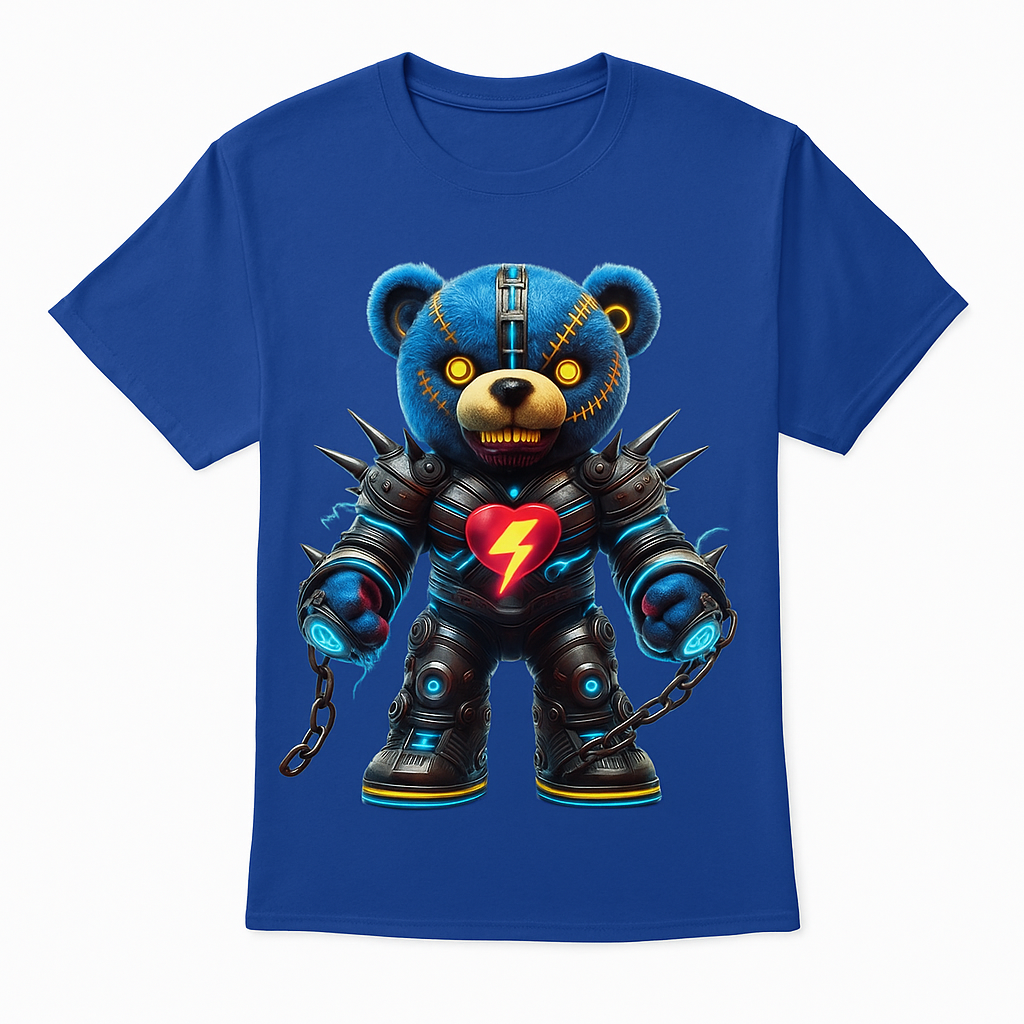 Cyber Bear Graphic T-Shirt