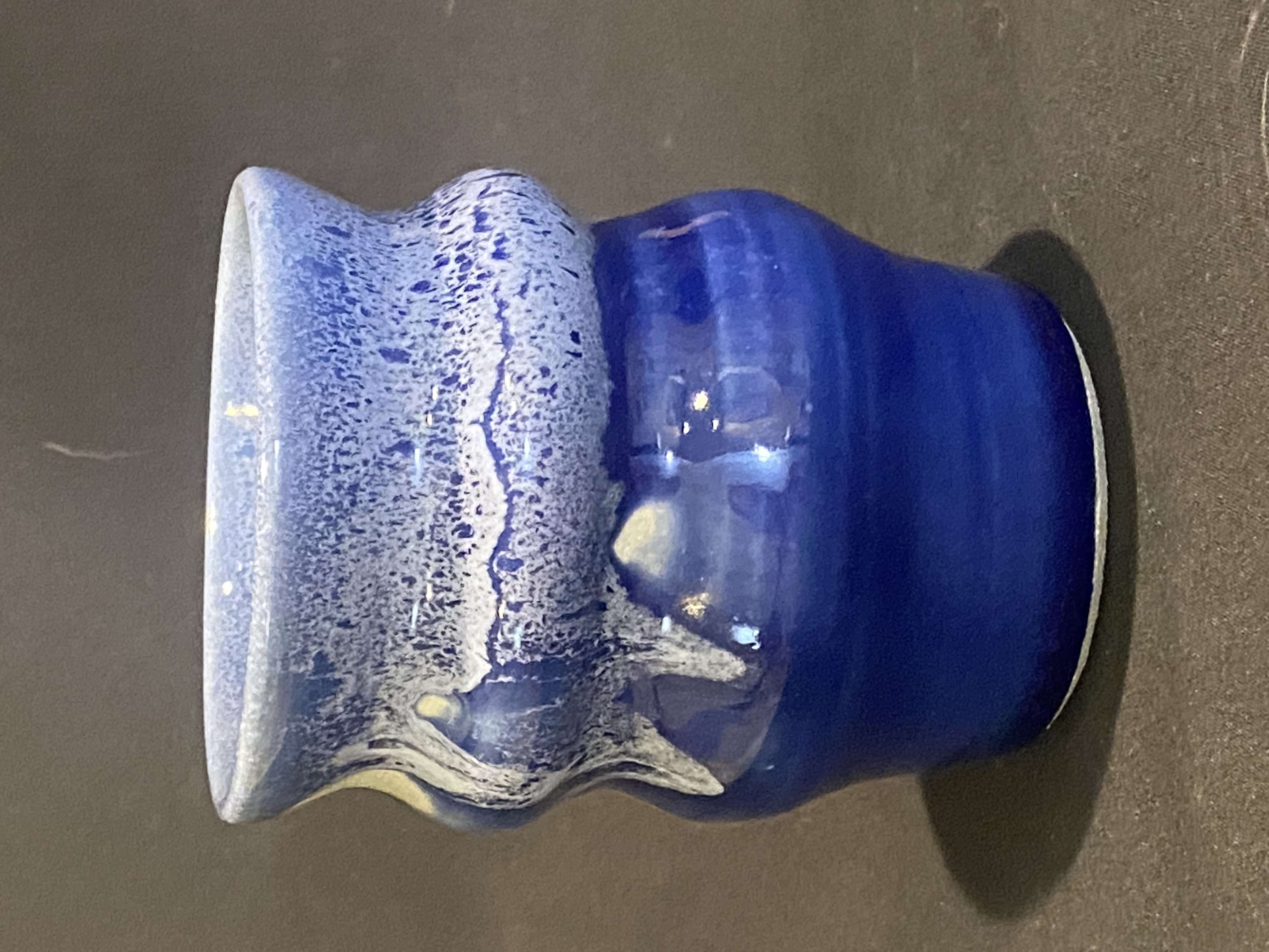 Blue and White Bubble Tumbler
