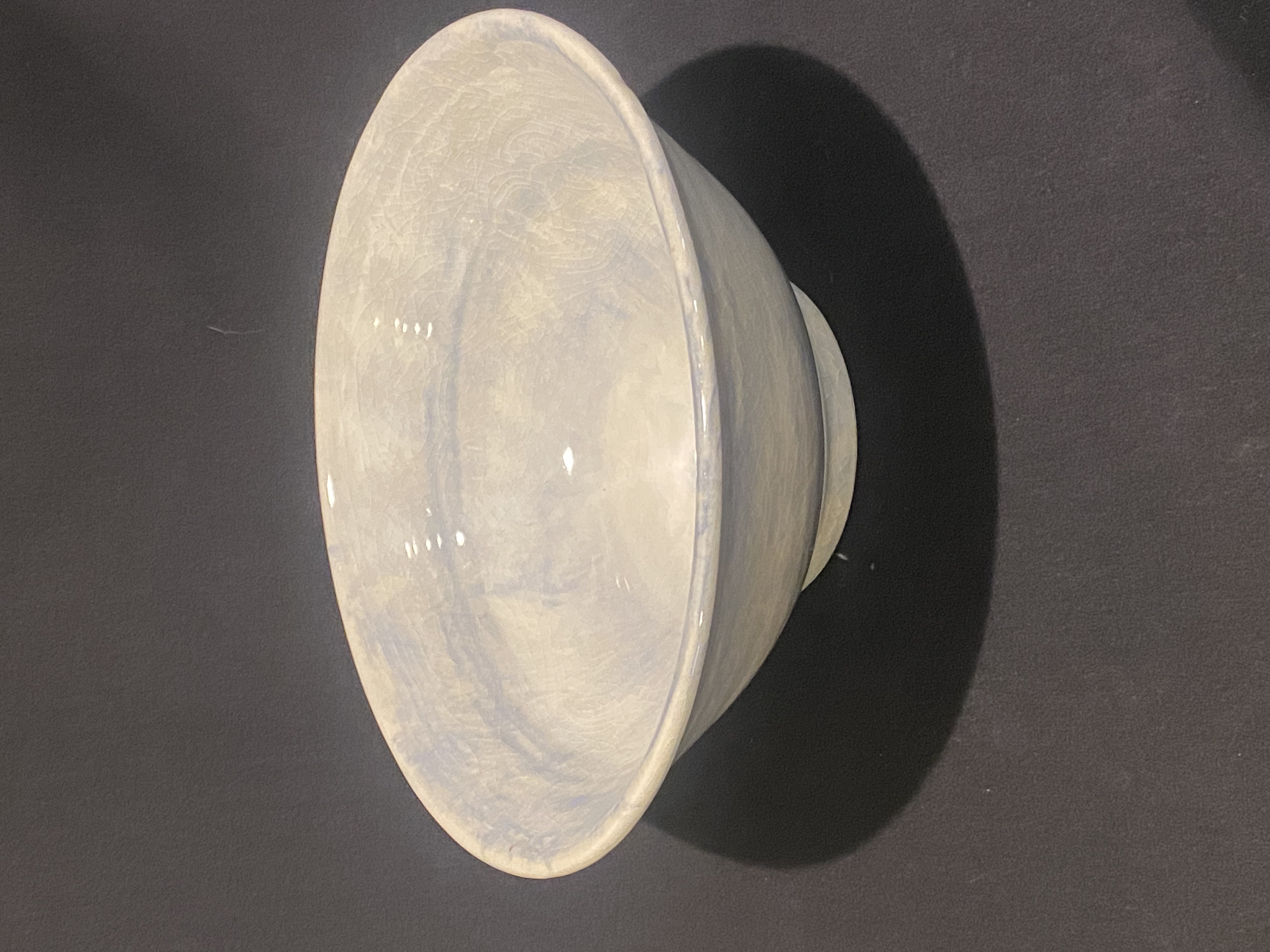 Blue and White Swirl Serving Bowl