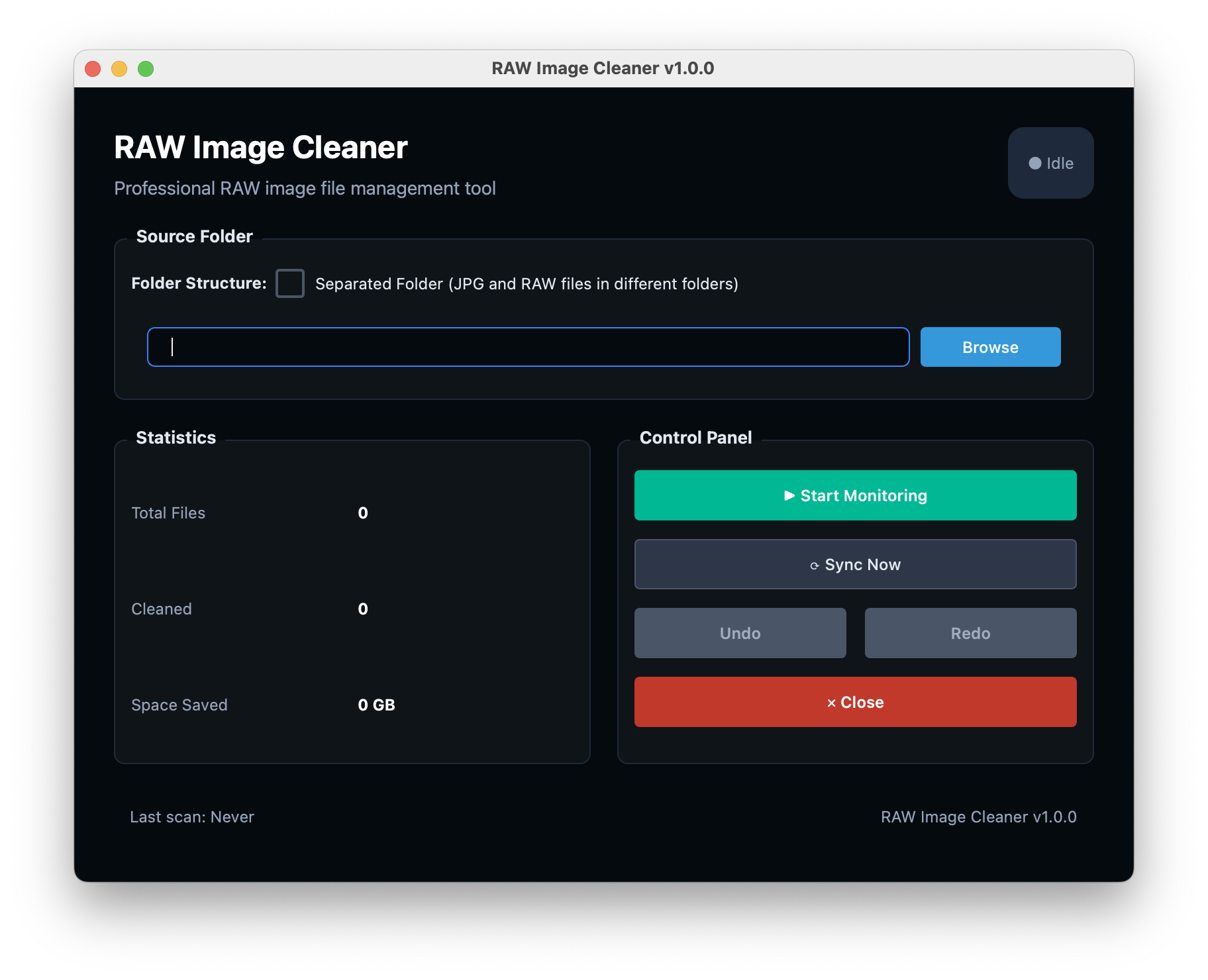Raw Image Cleaner (for Mac)
