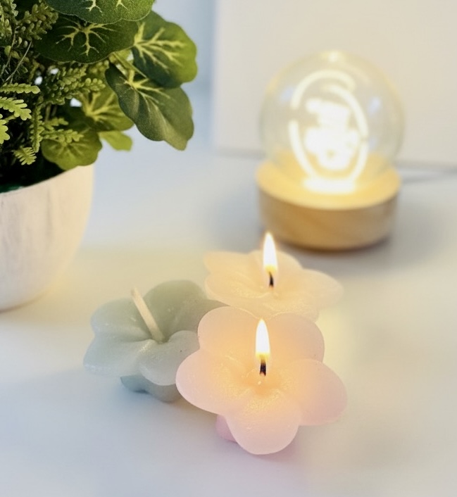 Flower Shaped Scented Candles