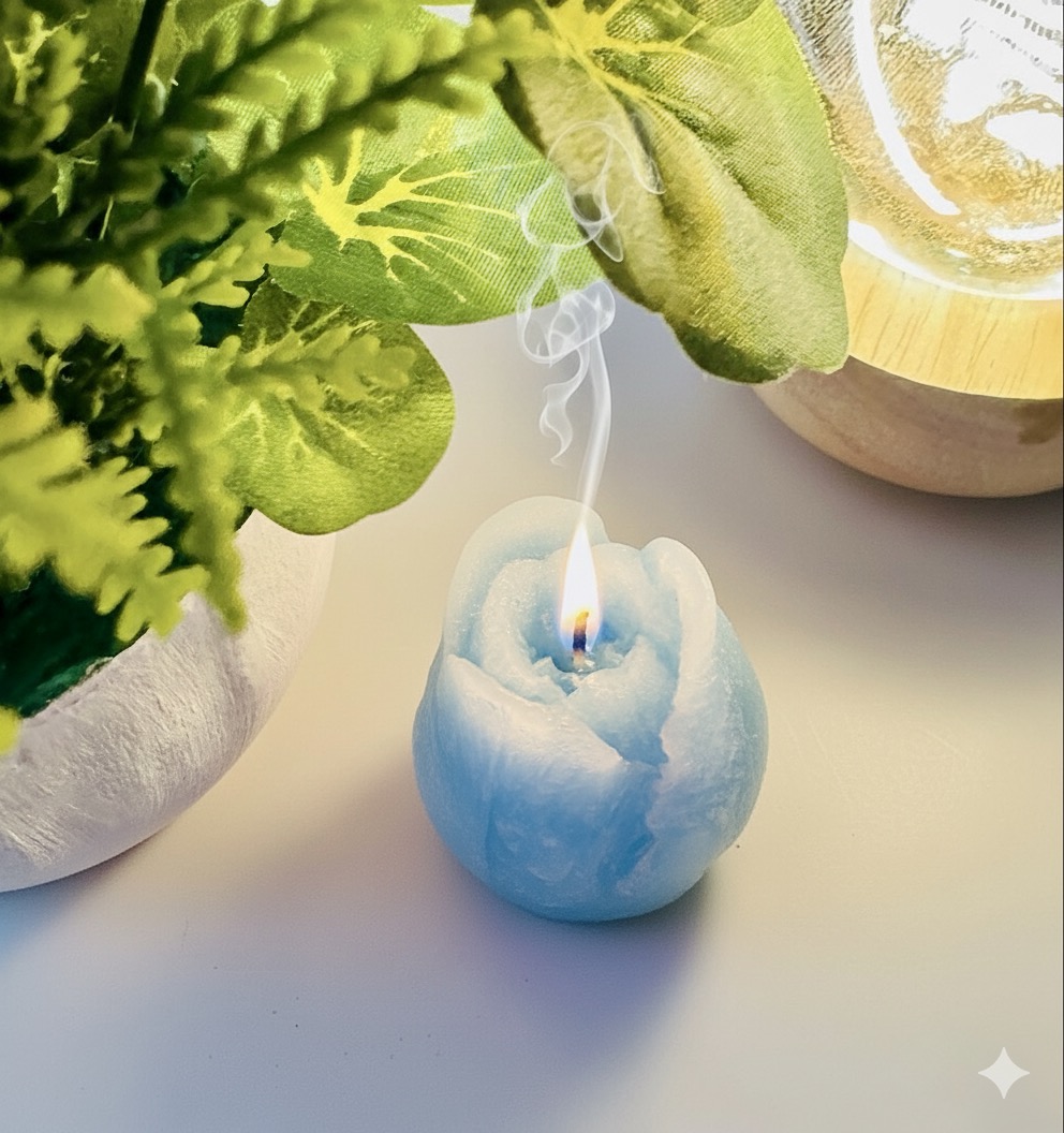 Rose Bud Shaped Scented Candle