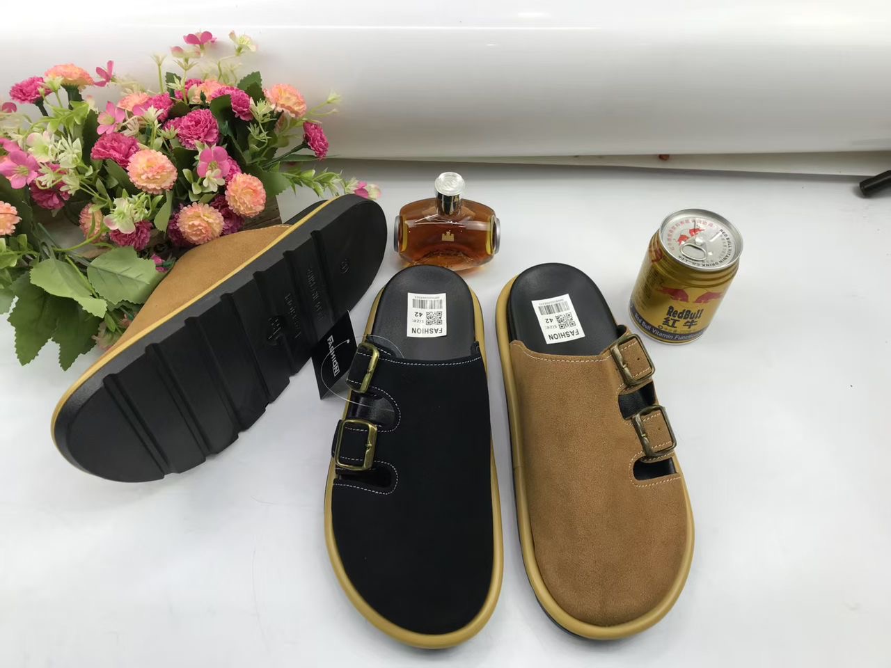 Sandales à boucles pour hommes