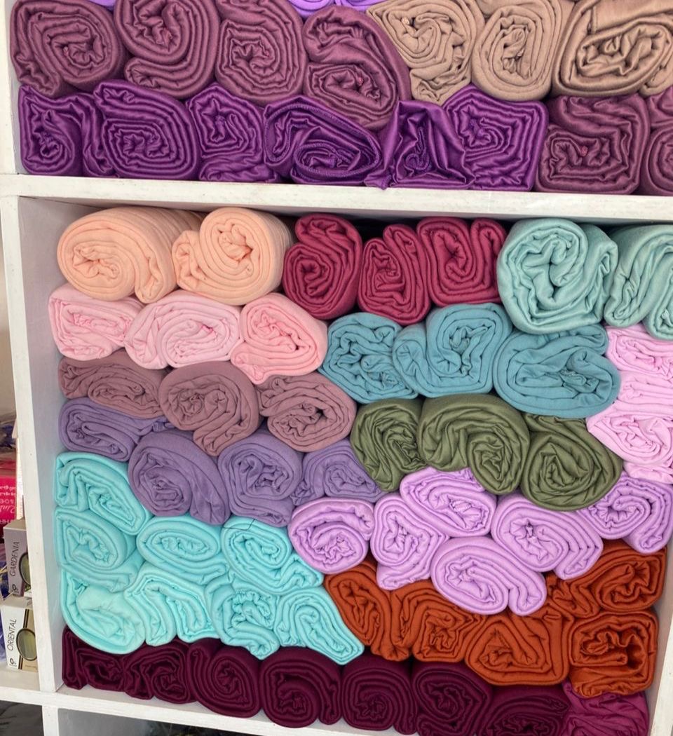 Tissus Foulard en coton colorés