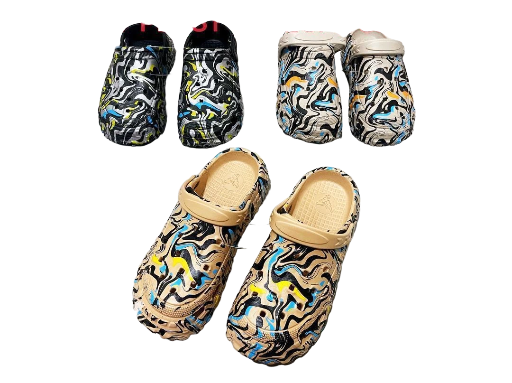 Sabots tendance multicolores