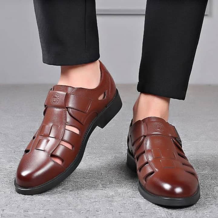Chaussure en cuir