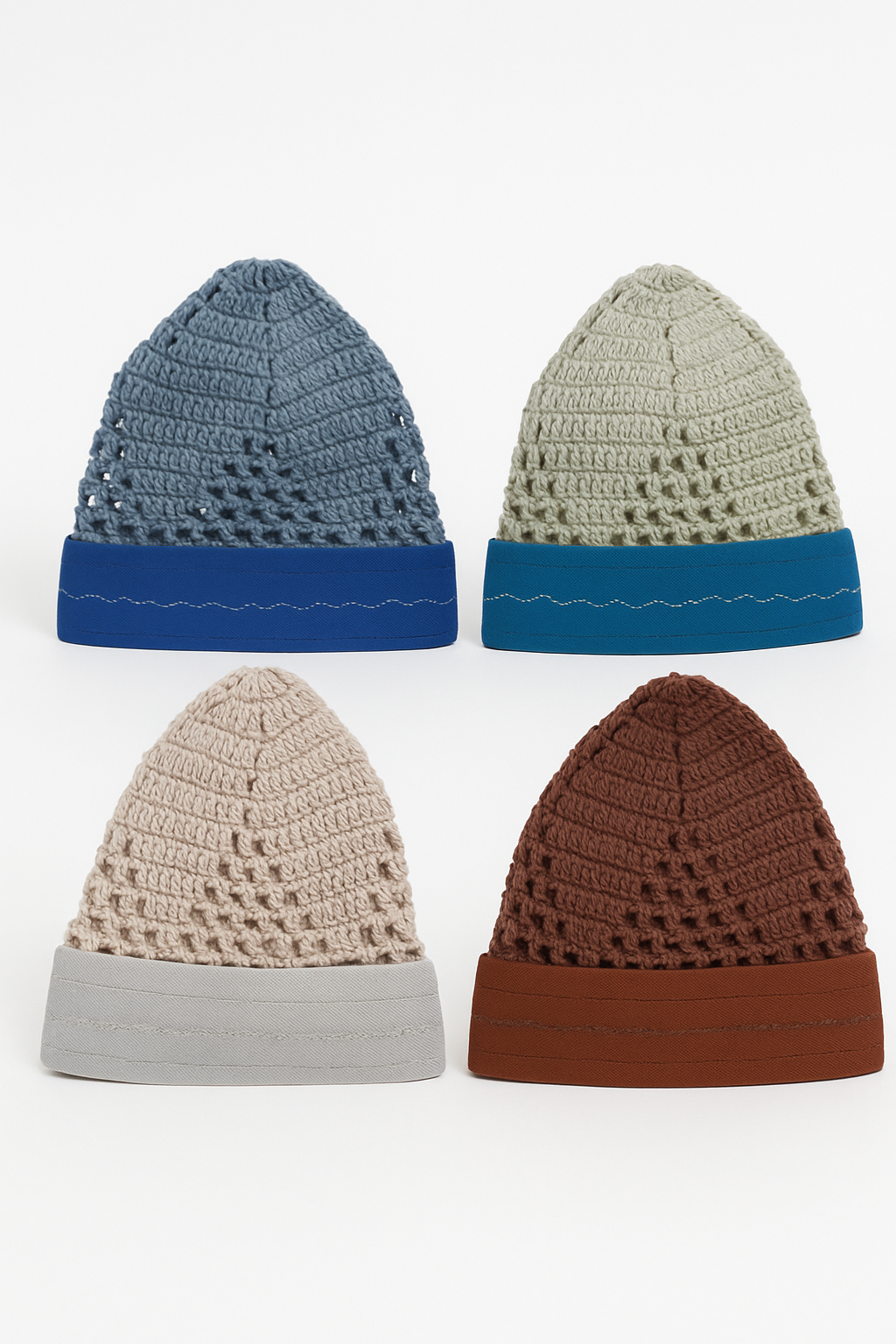 Bonnet homme en laine tricoté 