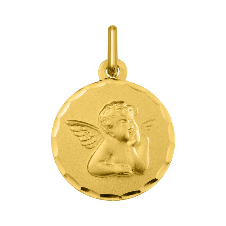 Medalla religiosa de oro