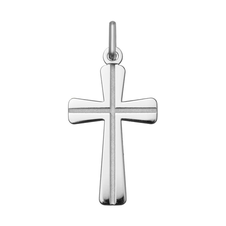 Colgante cruz de plata