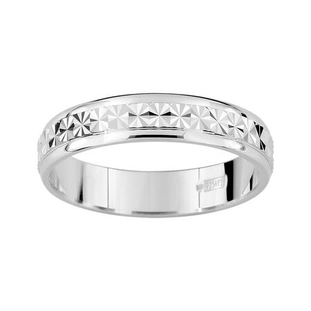 Anillo de plata elegante