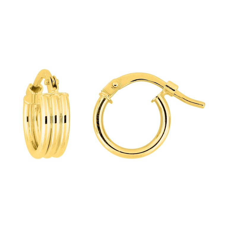 Aros de oro 18k