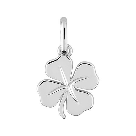 Colgante trébol de plata