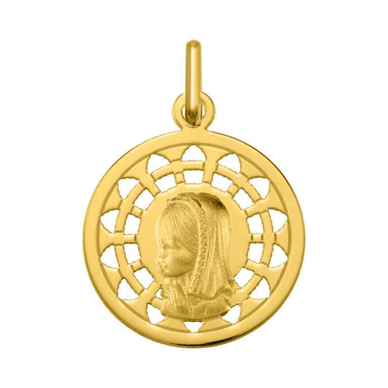 Medalla de oro Virgen niña