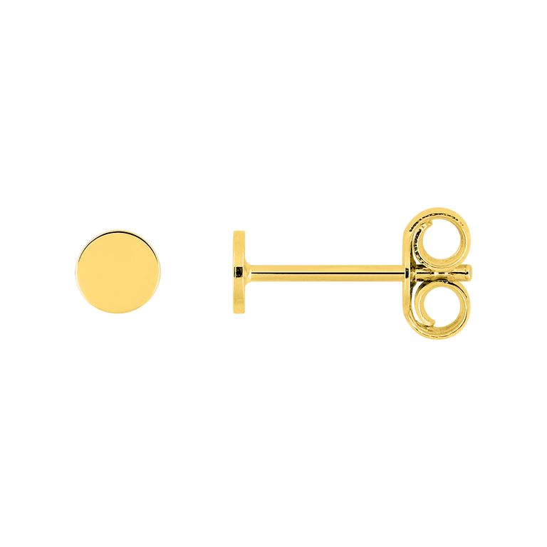 Aretes de oro 18k