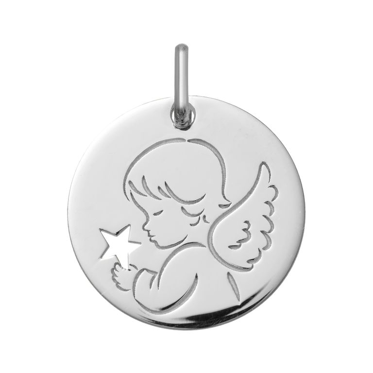 Medalla de plata ángel