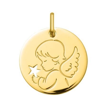 Medalla de ángel de oro