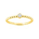 Anillo de oro con diamante