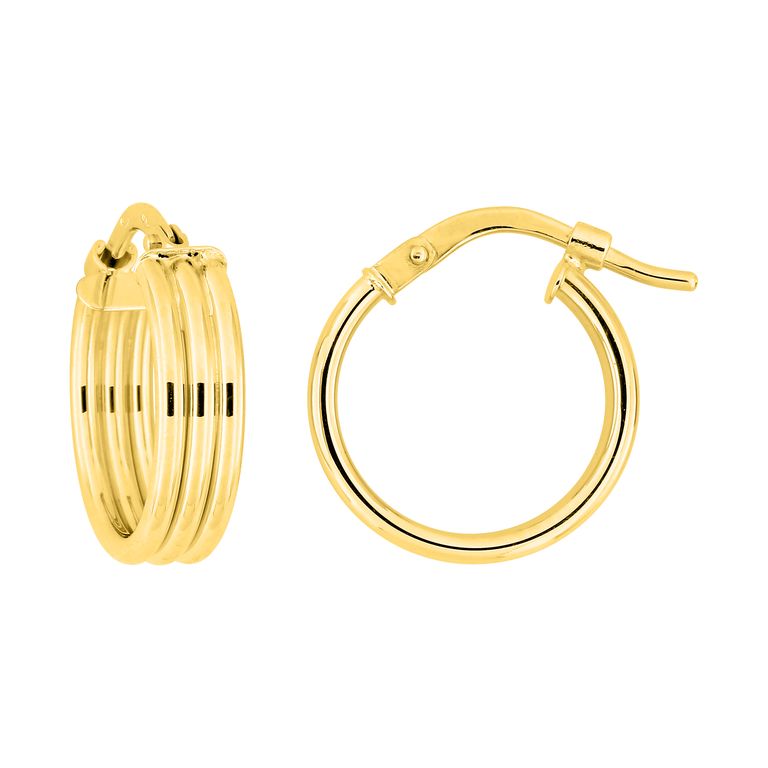 Aros de oro 18k