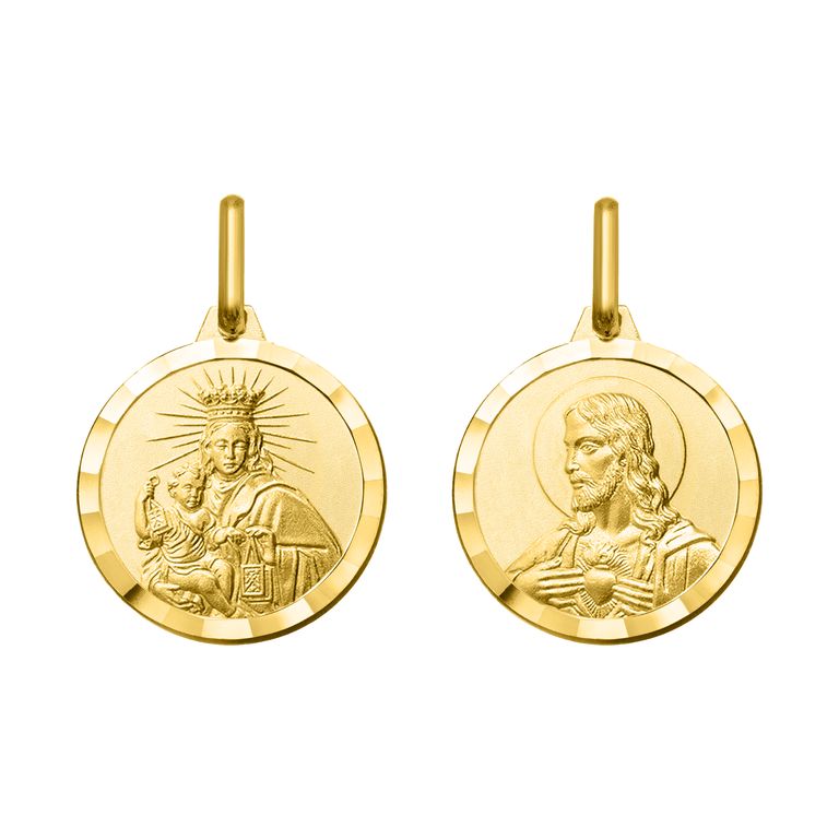 Medalla religiosa de oro