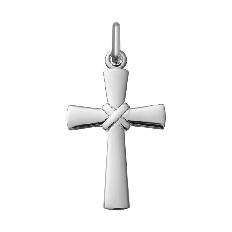 Colgante cruz de plata