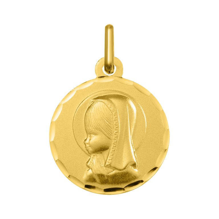 Medalla religiosa de oro