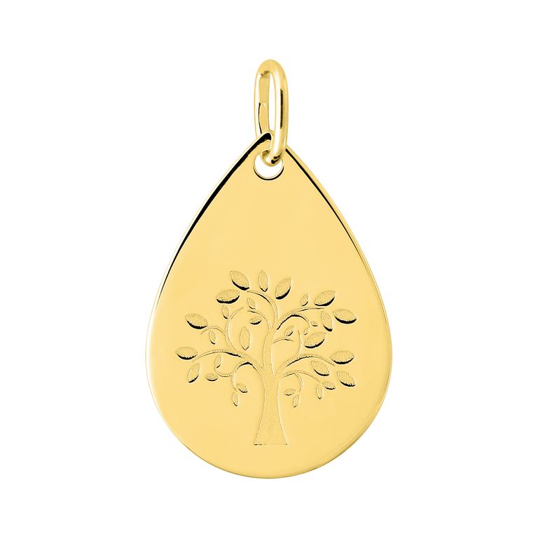 Medalla de oro con árbol de la vida